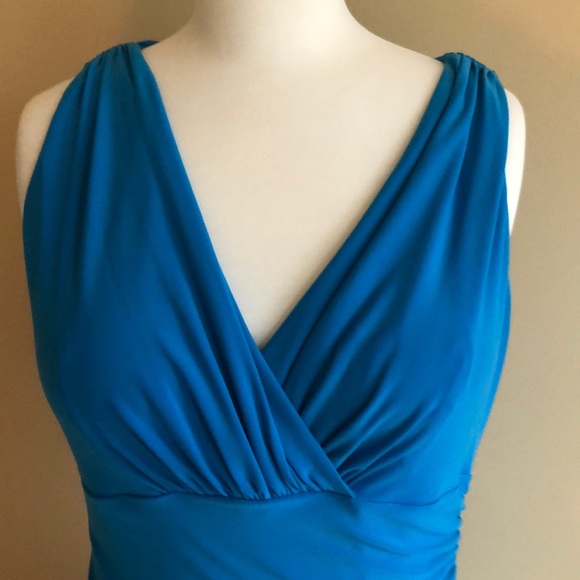 Ralph Lauren Essentials turquoise dress size 8 - Picture 3 of 4